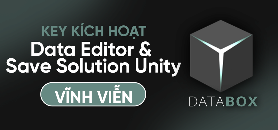 Databox - Data Editor & Save Solution Unity kích hoạt vĩnh viễn
